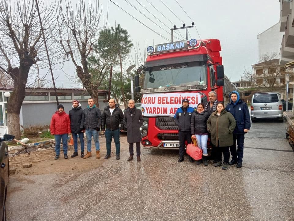 KORU'DAN DEPREM BÖLGESİNE YARDIM