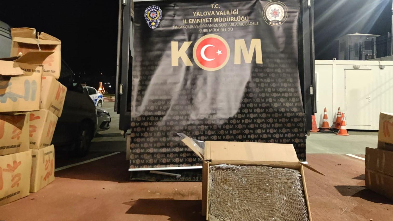 10 MİLYONLUK MAKARON ELE GEÇTİ