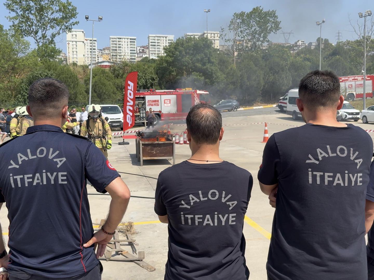 YALOVA İTFAİYESİNE İBB'DE EĞİTİM VERİLDİ