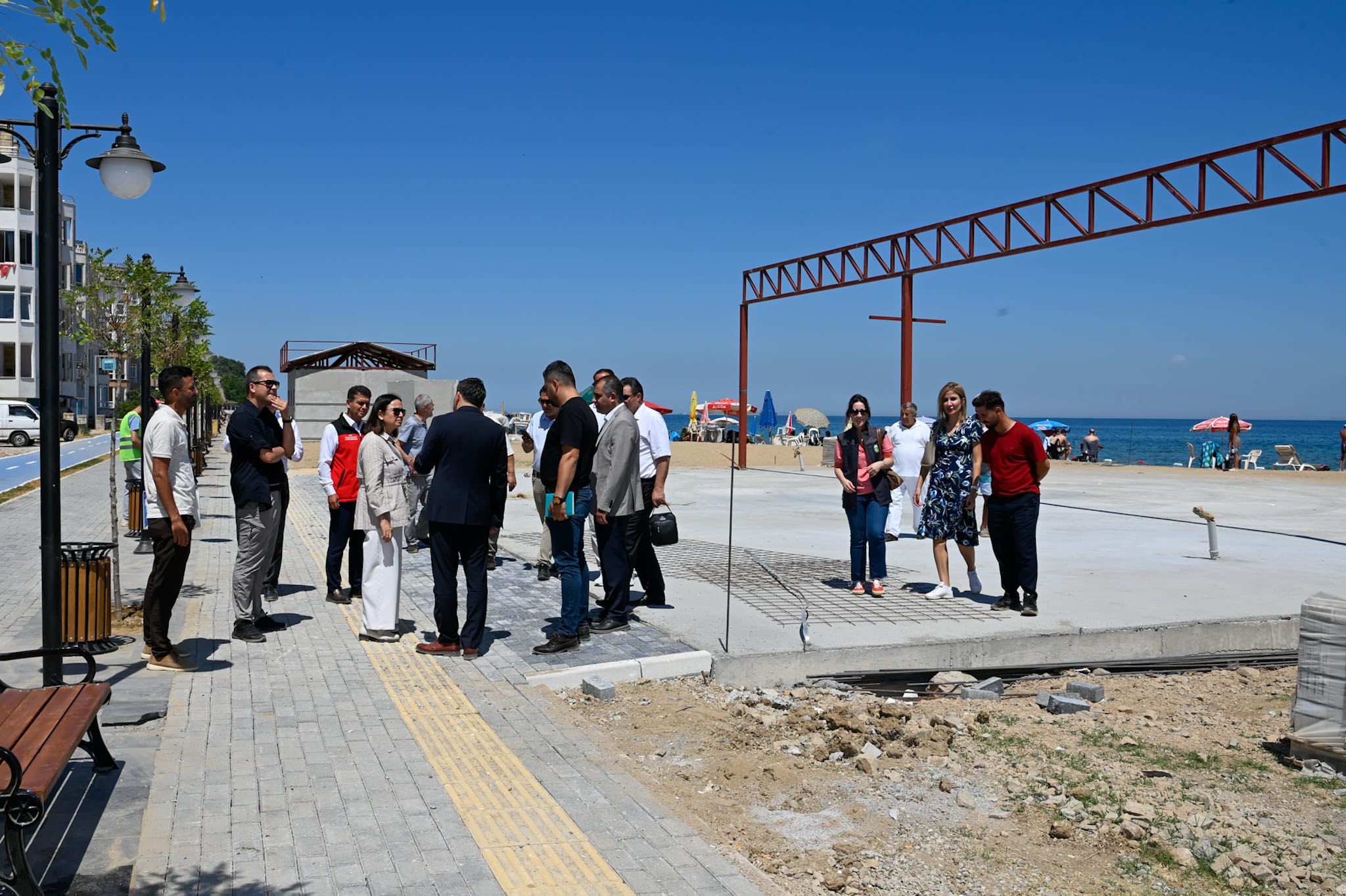 VALİ KAYA KOCADERE SAHİLİNİ İNCELEDİ