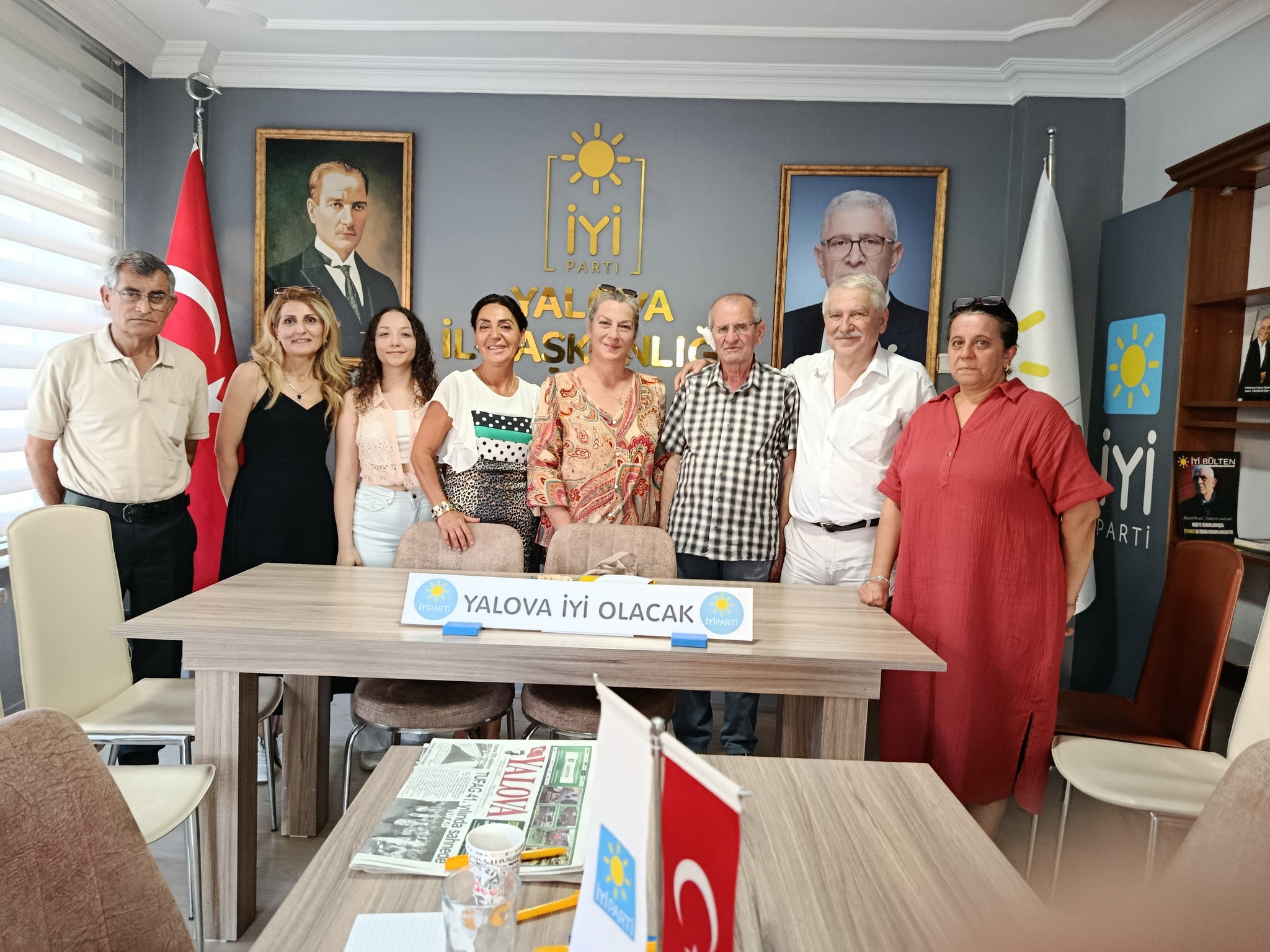 İYİ PARTİ MERKEZ İLÇE YÖNETİMİ TOPLANDI