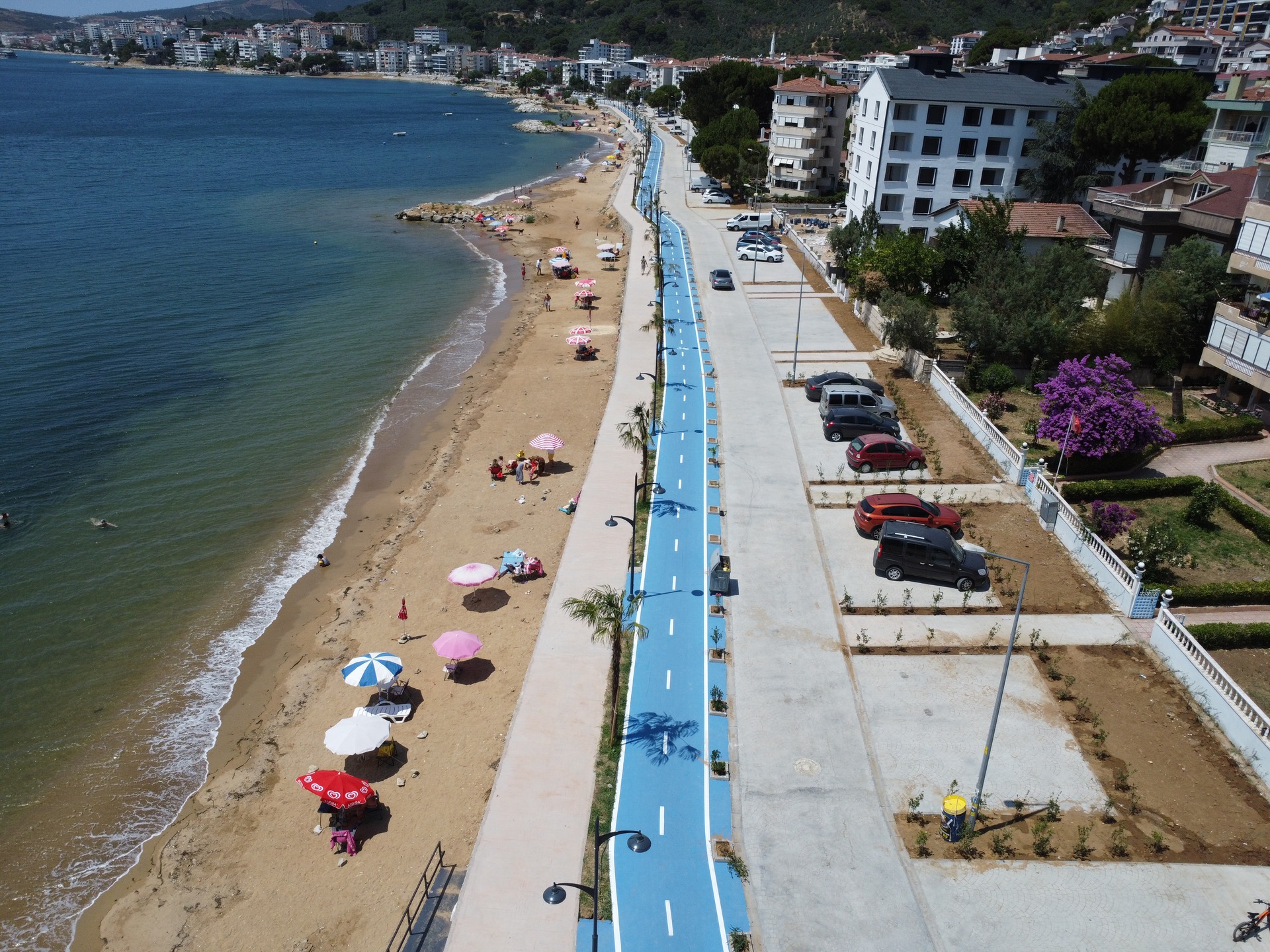 ARMUTLU SAHİLİ BİSİKLET YOLU TAMAM