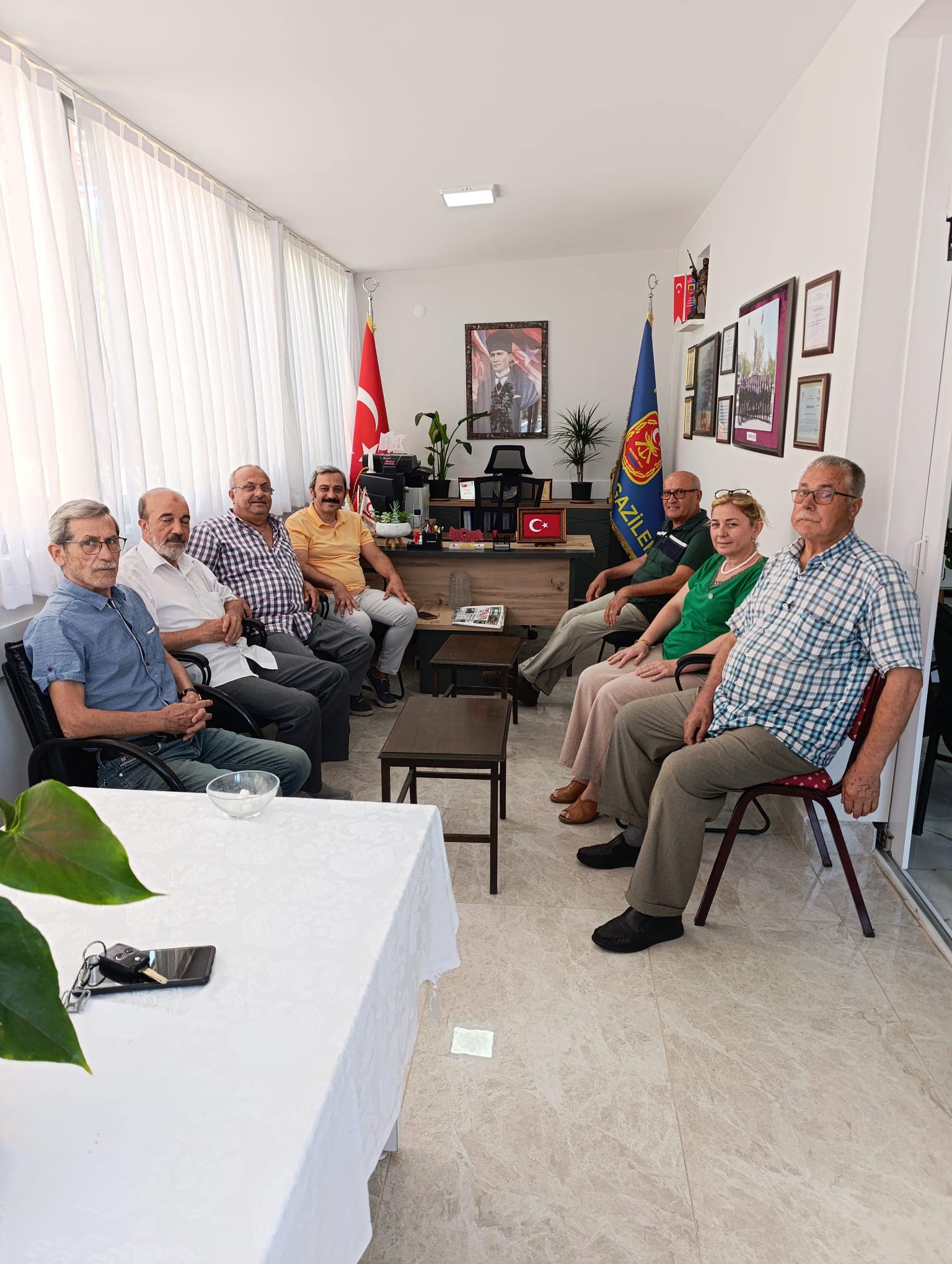 İYİ PARTİ'DEN MUHARİP GAZİLERE ZİYARET