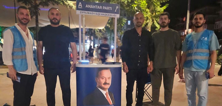 ANAHTAR PARTİSİNDEN ÜYELİK ÇALIŞMASI