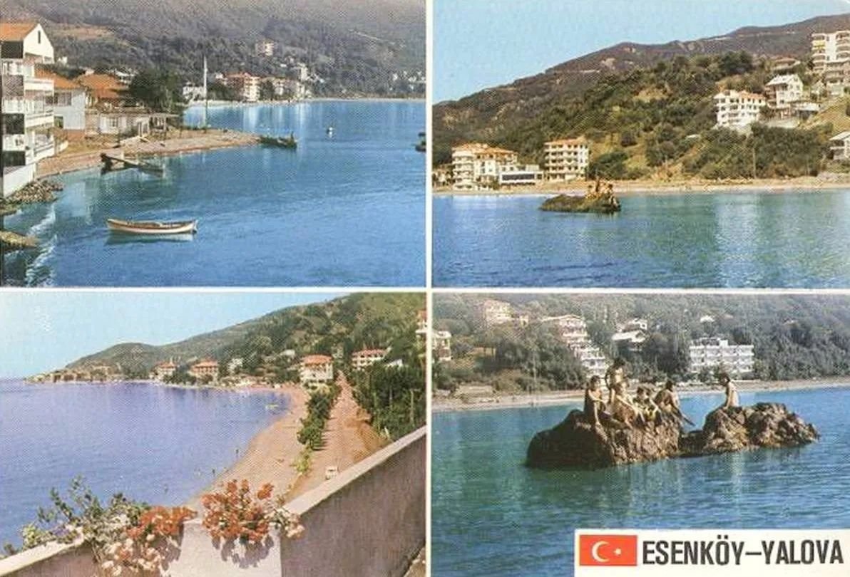 1980 YILINDA ESENKÖY BELDESİ KARTPOSTALI