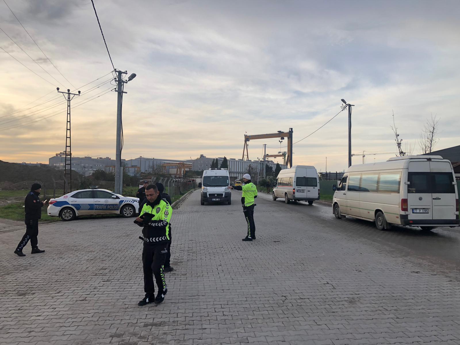 ALTINOVA’DA KIŞ LASTİĞİ DENETİMİ YAPILDI