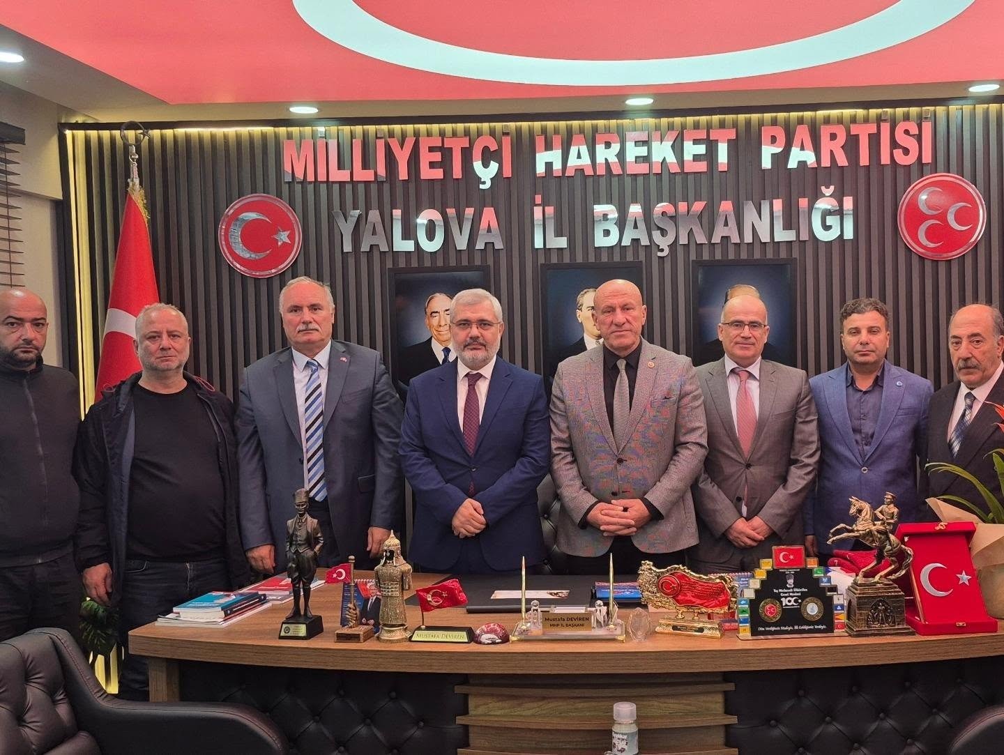 MHP İL BAŞKANINA MİLLİ EĞİTİM ZİYARETİ