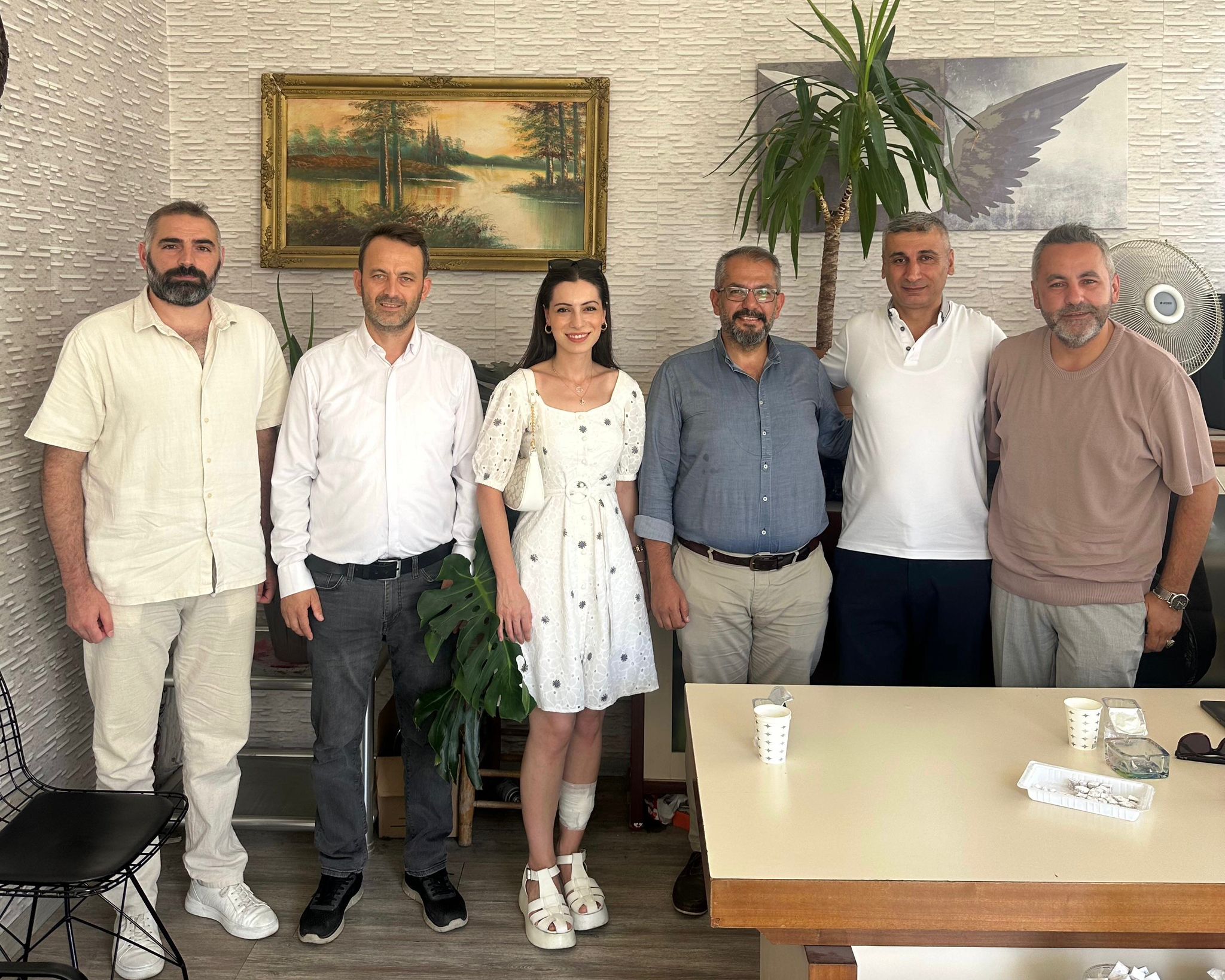 ANAHTAR PARTİSİNDEN GAZİ DENİZ'E ZİYARET