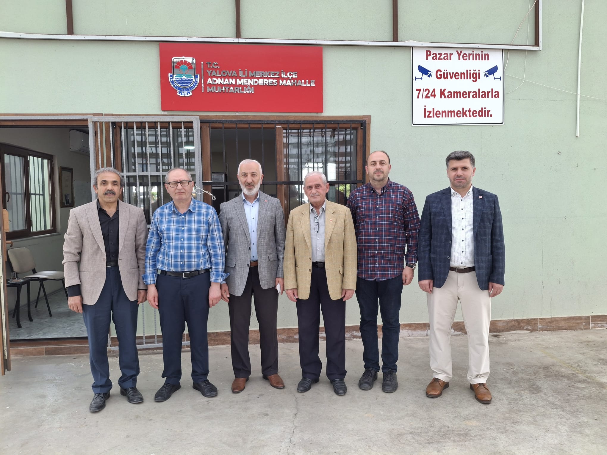 SAADET PARTİSİNDEN MUHTAR ZİYARETİ