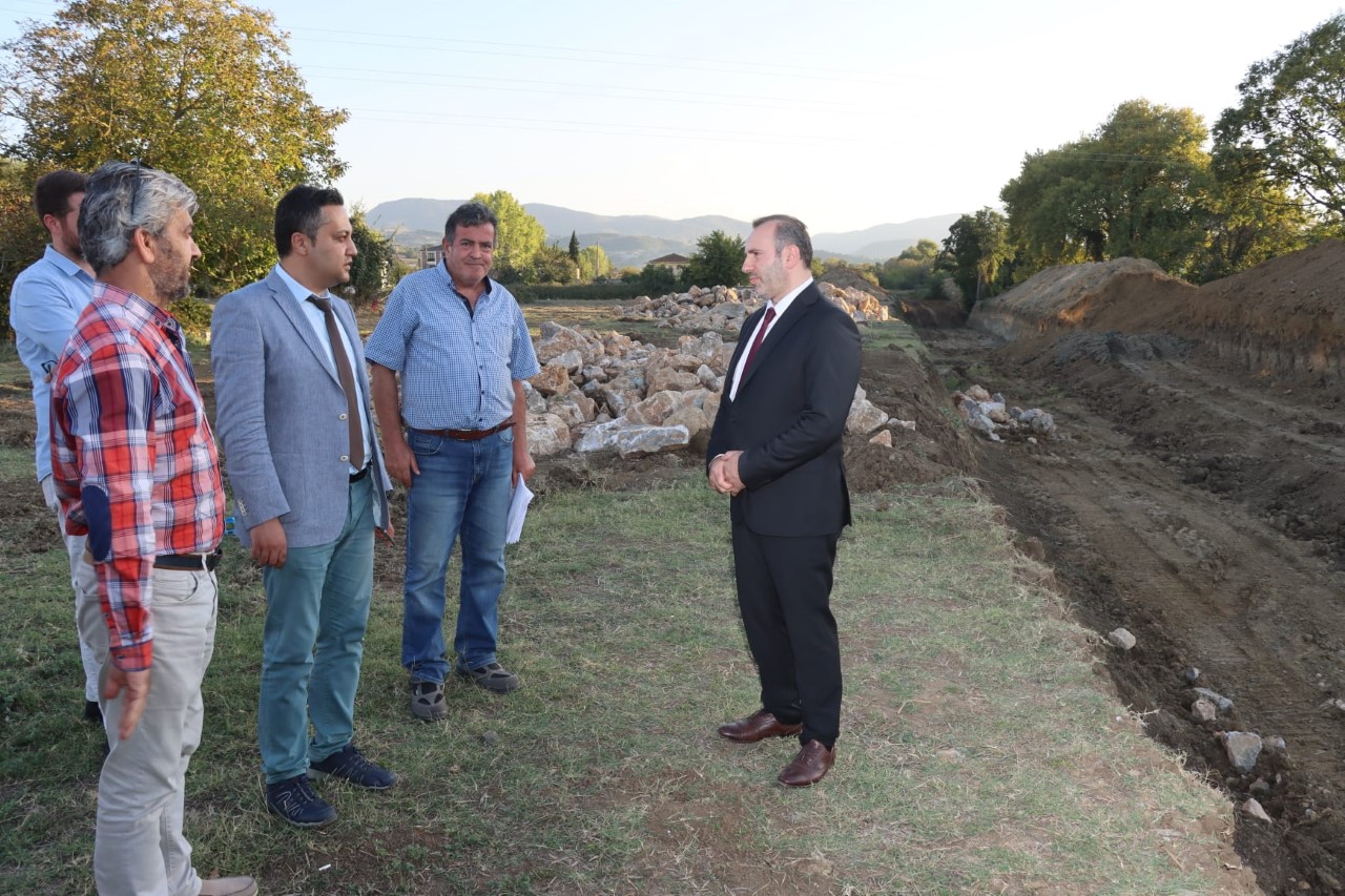 SAFRAN DERESİ ISLAH ÇALIŞMASI SÜRÜYOR