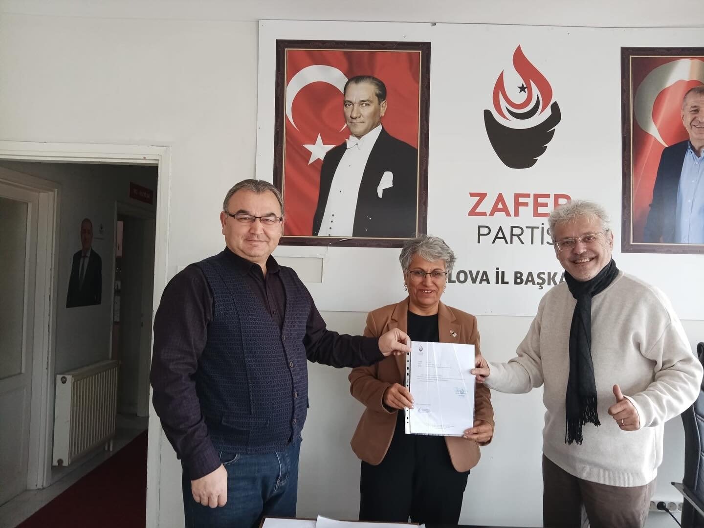 ZAFER PARTİSİNDEN İLÇELERE ATAMA