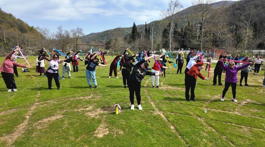 ÇINARCIK'TA  YÜRÜYÜŞ VE SPOR ETKİNLİĞİ