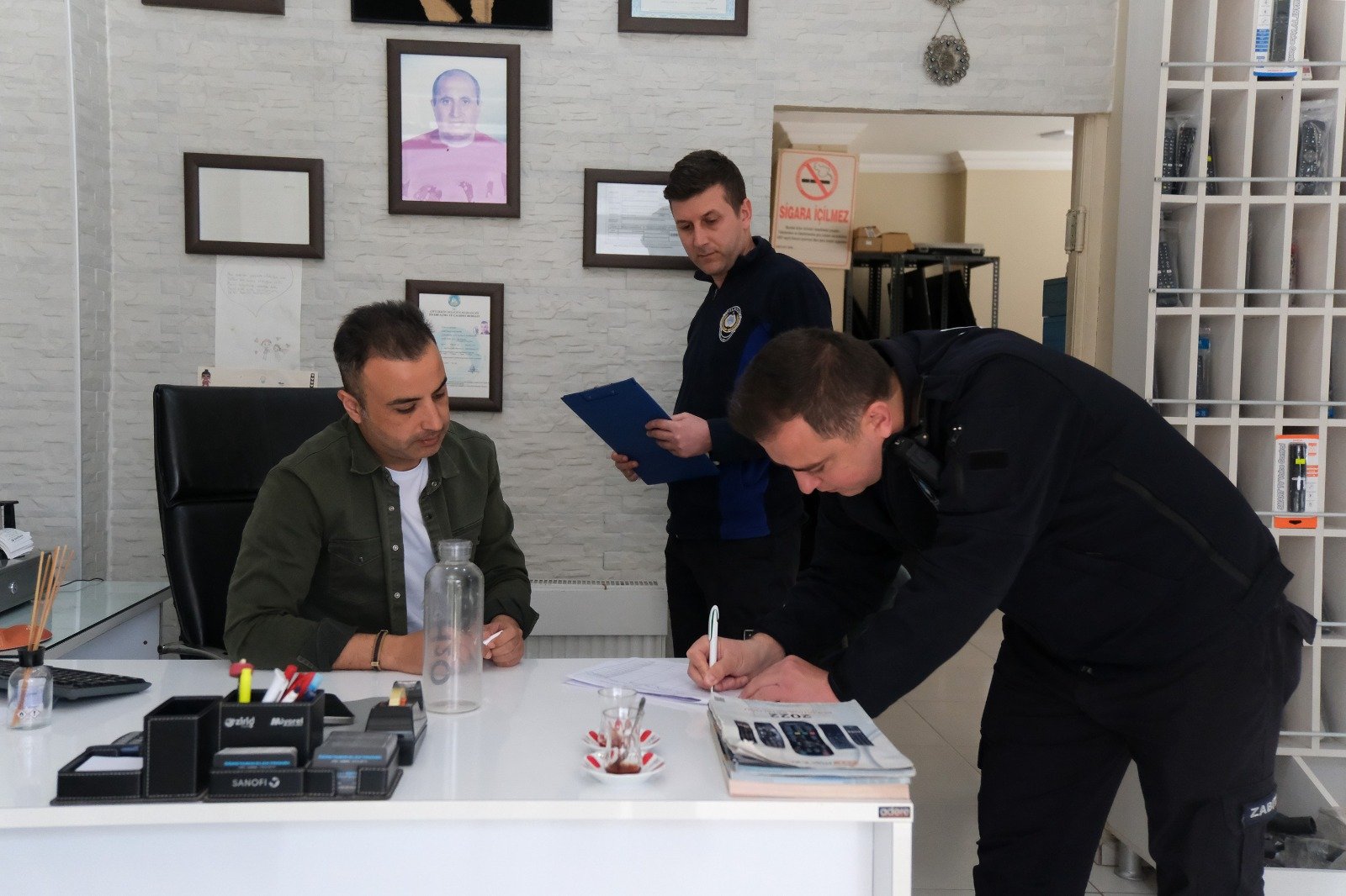 ÇİFTLİKKÖY ZABITASINDAN RUHSAT DENETİMİ