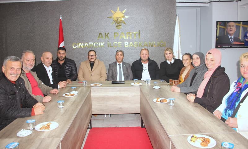 AK PARTİ ÇINARCIK TEŞKİLATINA ZİYARET