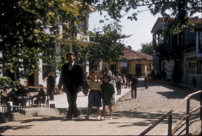 1956 YILINDA ÇINARCIK KÖY İÇİ CADDESİ