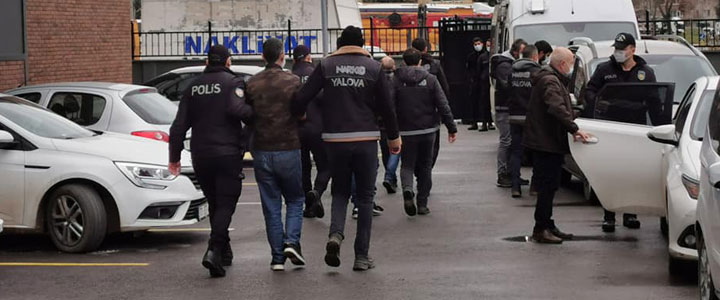 YALOVA'DA OPERASYON 127 KİŞİ YAKALANDI