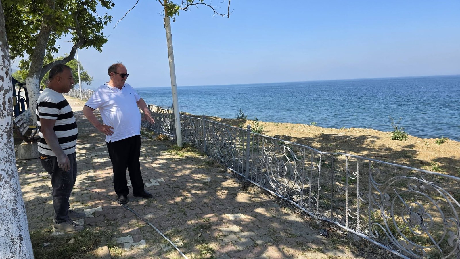 ESENKÖY SAHİLİ YAZ SEZONUNA HAZIR
