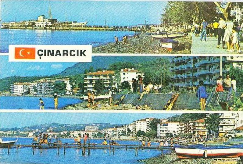 1980 YILINDA ÇINARCIK SAHİLİ VE İSKELESİ