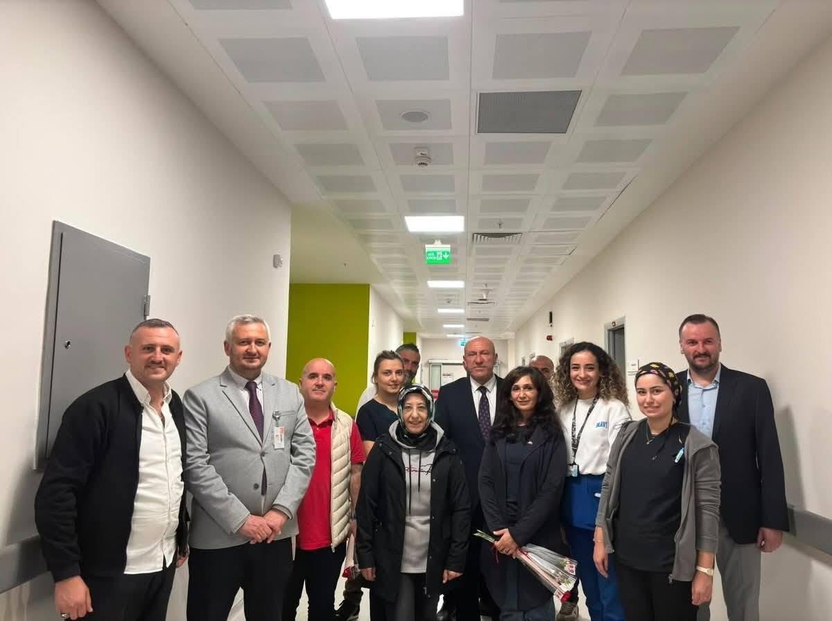 MHP İL YÖNETİMİNDEN HASTANE ZİYARETİ