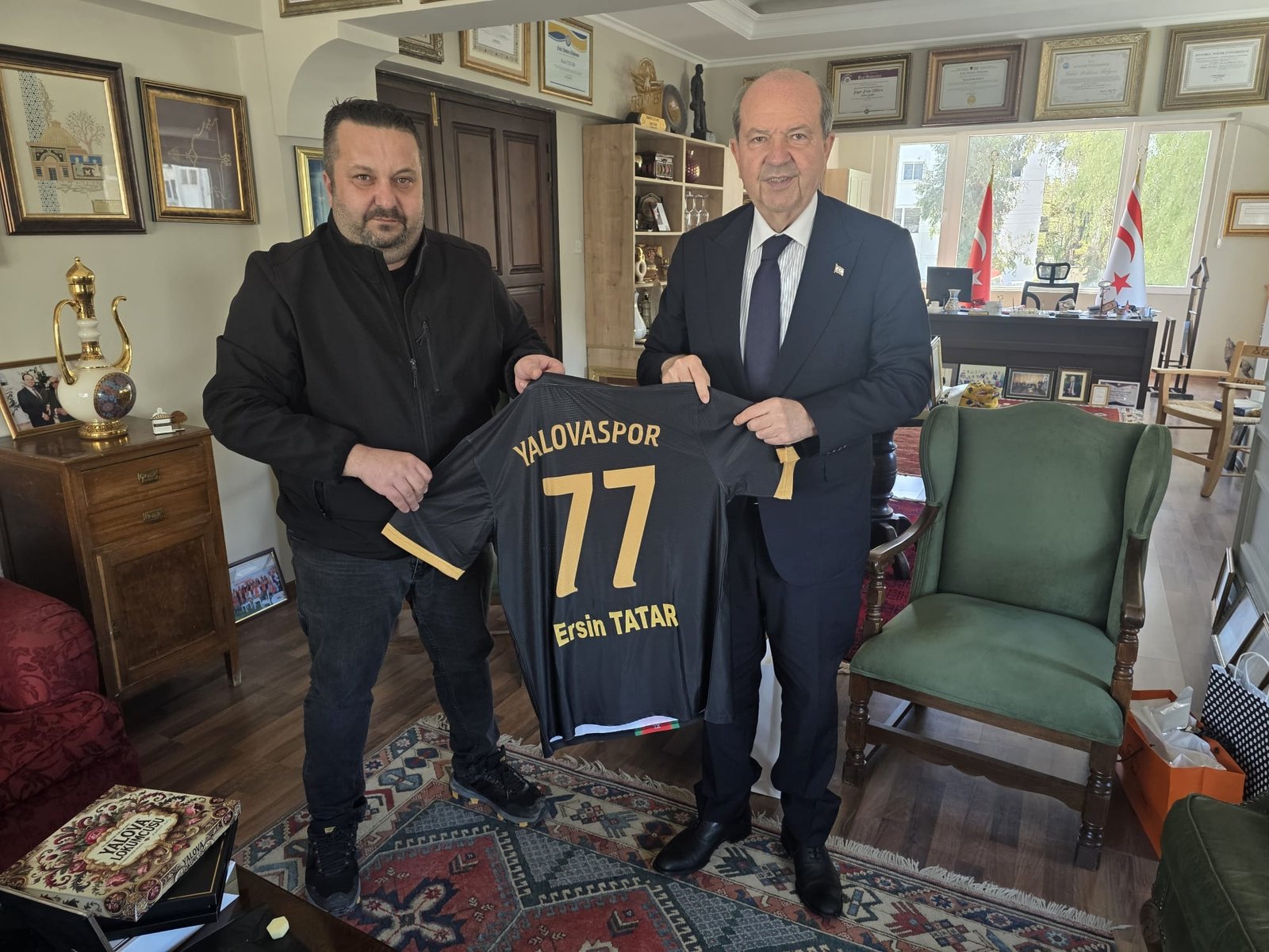 YALOVA MEDYASINDAN KKTC CUMHURBAŞKANINA ZİYARET