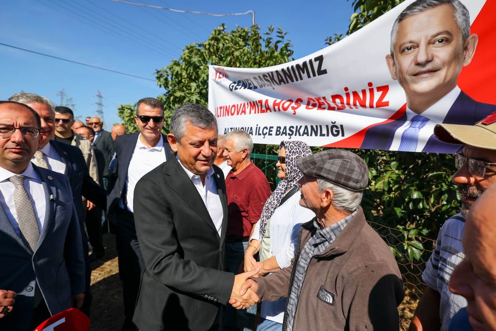 YENİ PARTİ LİDERİ ÖZEL YALOVA'DA KONUŞTU