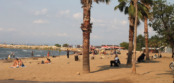 HAFTA SONU YALOVA SAHİLİ GÖRÜNTÜLERİ