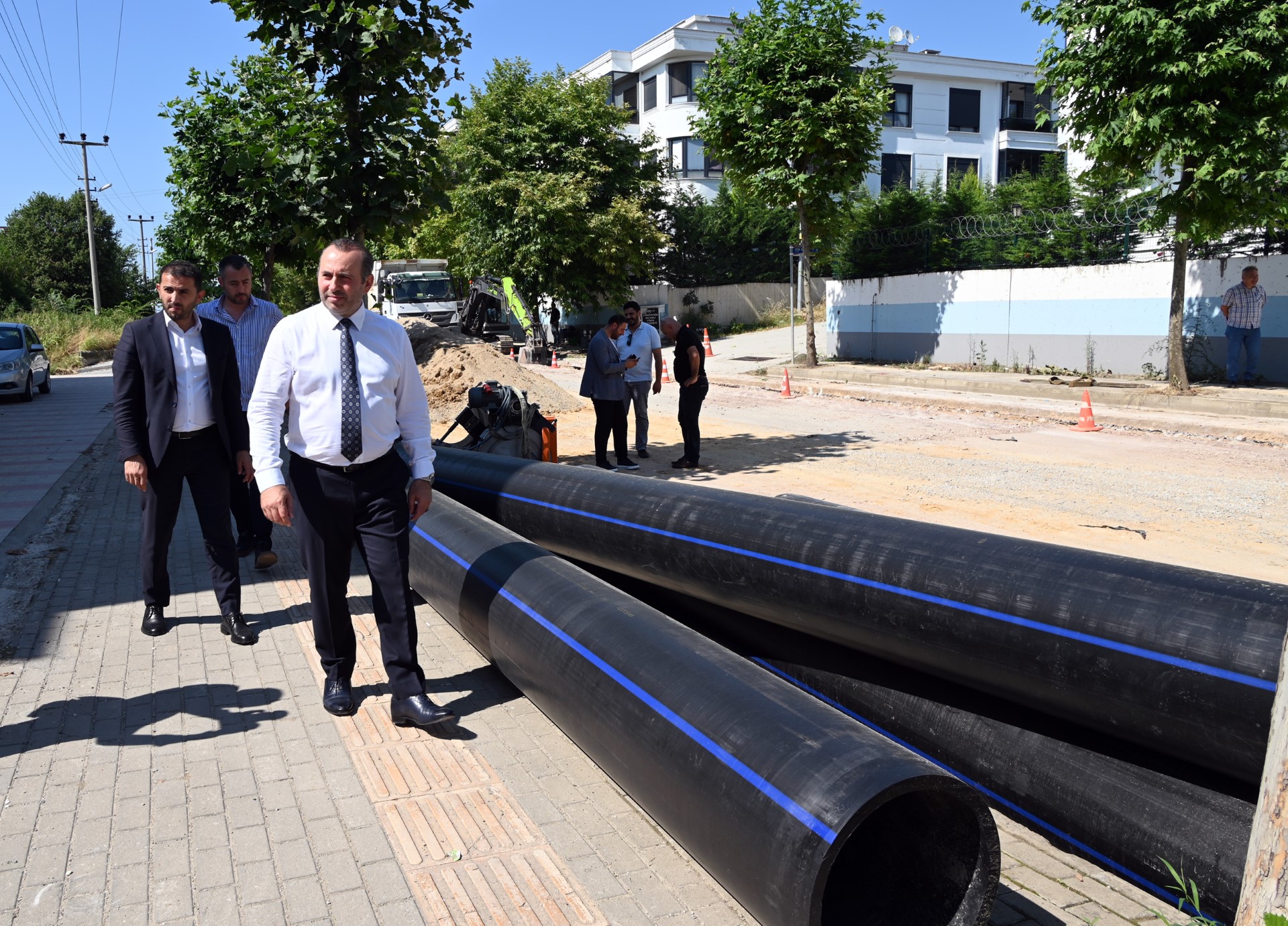 ANA İSALE HATTINA YERİNDE İNCELEME