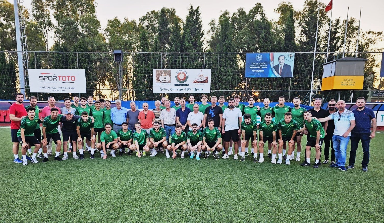 ALTINOVA, SEZONU AÇTI