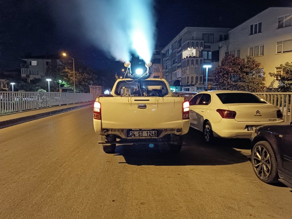 İLAÇLAMA ÇALIŞMALARI DEVAM EDİYOR