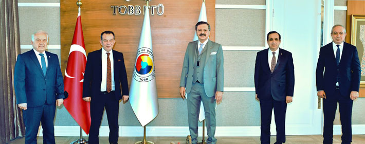 YTSO`DAN TOBB BAŞKANI HİSARCIOĞLU`NA ZİYARET
