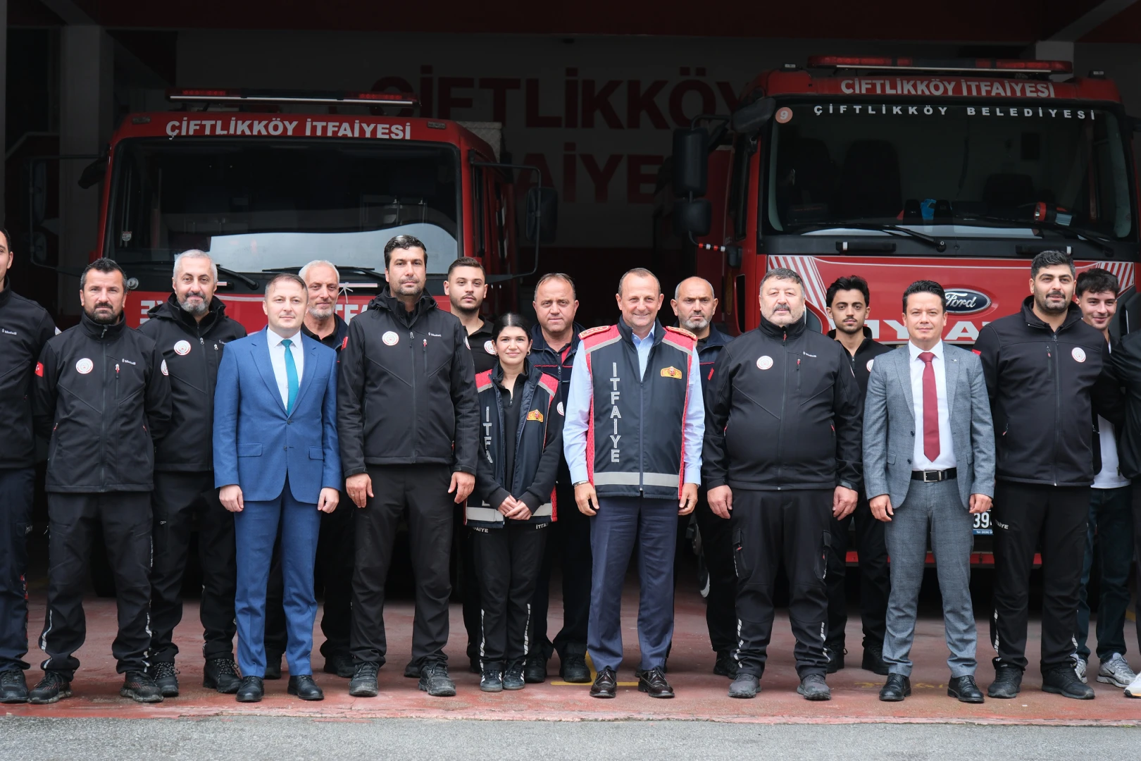 ÇİFTLİKKÖY'DE İTFAİYE HAFTASI KUTLANDI