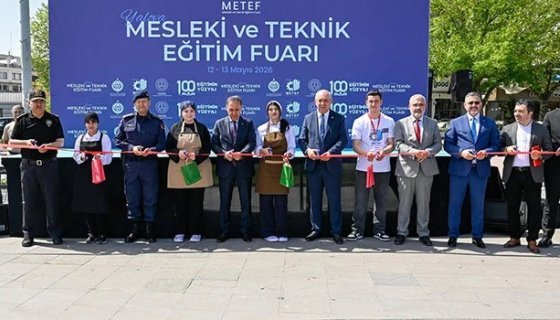 MİLLİ EĞİTİM METEF FUARI TÖRENLE AÇILDI
