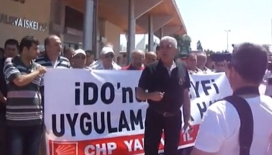 2012 YILI CHP'DEN İDO'YA ZAM TEPKİSİ